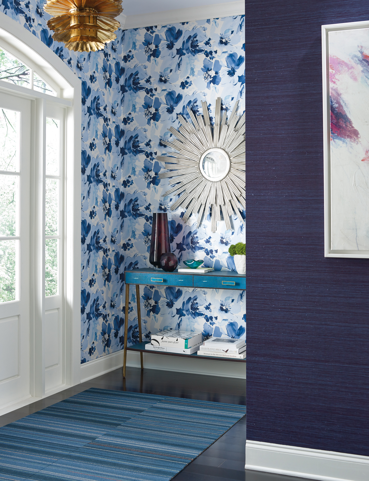 Entry Way featuring Stacy Garcia | New York Paper Muse Collection for York Wallcoverings